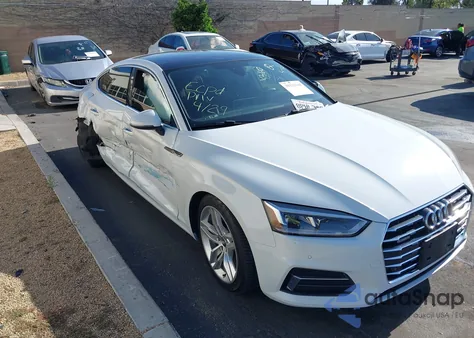 2019 Audi A5 45 Premium z USA, uszkodzony, nr VIN WAUBNCF55KA022794